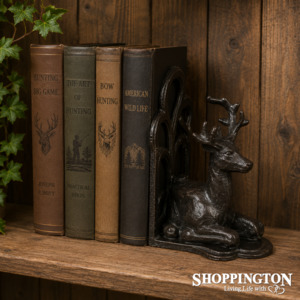 Books Stationary: Cast Iron Stag Doorstop/Bookend