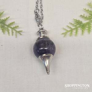Pendulum Necklace - Amethyst