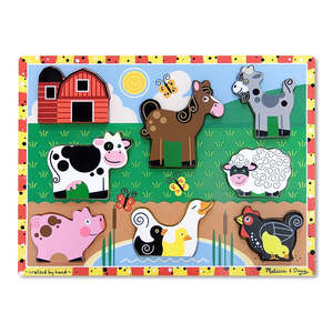 Melissa & Doug - Chunky Wooden Puzzle / Farm