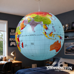 Kids Baby: Brainstorm 30cm Inflatable World Globe