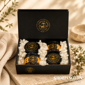 Books Stationary: Moana Road Lanolin & Manuka Honey Gold Balm Gift Set