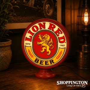 Lion Red Lamp