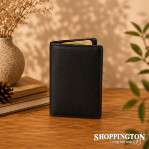 Fashion Accessories: 100% Leather Credit Card Wallet Holder