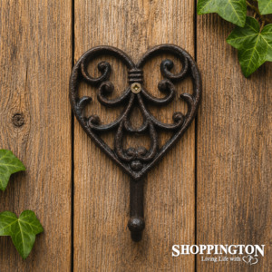 Cast Iron Heart Hook