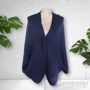 Fashion Accessories: Dual Use Shrug and Scarf - Cobalt Blue