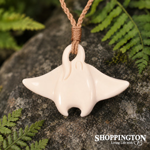 Health Wellbeing: Bone Carved Stingray