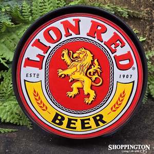 Gifts For Him: Lion Red Coasters