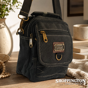 Gifts For Him: Canvas Satchel Crossbody Bag