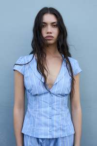 Products: Blue Top Blouse