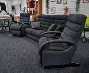 Products: Genuine La-Z-Boy Anika Recliner Suite in Braxton Onyx - Zone