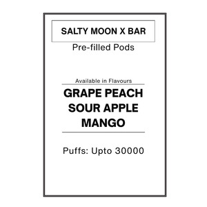 Products: New Flavours - Salty Moon X Bar Pre-filled Pods 28.5mg/ml