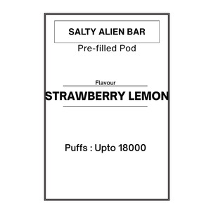 Pre-filled Replacement Pods: [Ice Ed] Strawberry Lemon - Salty ALIEN Bar Pre-filled Pods 28.5mg/mL