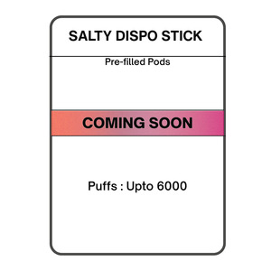 Products: Salty Dispo Stick Pre-filled Pods 28.5mg/mL