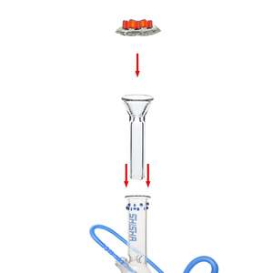 Dokha Glass Stem 12mm 9cm