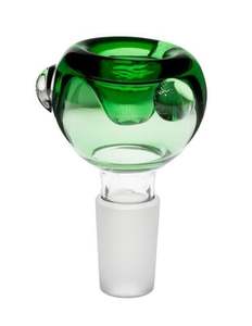 Bubble Glass Male Shisha Bowl Piece 18mm
