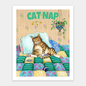 Showpiece 500 Piece Puzzle: Cat Nap - 500 Piece Jigsaw Puzzle
