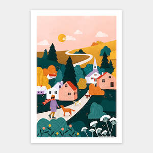 Showpiece 600 Piece Puzzle: Country Stroll - 600 Piece Jigsaw Puzzle