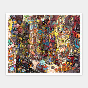 Showpiece 2000 Piece Puzzle: Art Street - 2000 Piece Jigsaw Puzzle