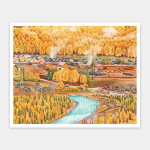 Showpiece 2000 Piece Puzzle: Hemu's Autumn - 2000 Piece Jigsaw Puzzle