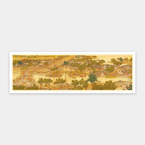 Showpiece 2000 Piece Puzzle: Bears Along the River During the Qingming Festival - 2000 Piece Jigsaw Puzzle