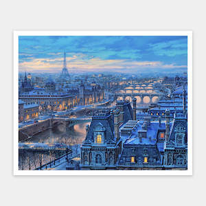 Spanning the Seine - 2000 Piece Jigsaw Puzzle