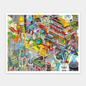 The Music City - 2000 Piece Jigsaw Puzzle