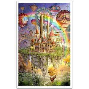 Showpiece 4000 Piece Puzzle: Tarot Town - 4000 Piece Jigsaw Puzzle