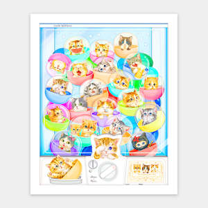 Kittens in Capsule Machine - 500 Piece Jigsaw Puzzle