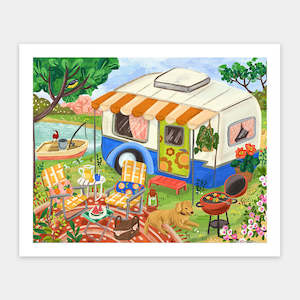 Campervan Camping Day - 500 Piece Jigsaw Puzzle