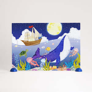 Showpiece 3000 Piece Panorama Puzzle: Sailing Day - 70 Piece Junior Jigsaw Puzzle