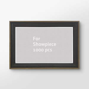 Showpiece Frame For 1000 Piece Puzzle: Chestnut Professional Jigsaw Puzzle Frame (1000pcs)