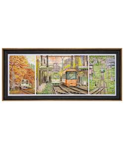 Chestnut Professional Jigsaw Puzzle Frame (Horizontally Combined 2400pcs)