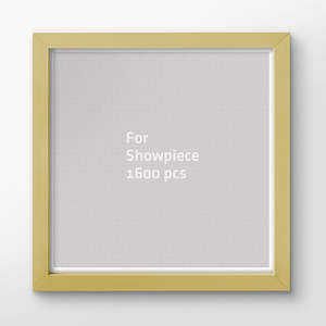 Showpiece Frame For 1600 Piece Puzzle: Oak Plastic Jigsaw Puzzle Frame (1600pcs)