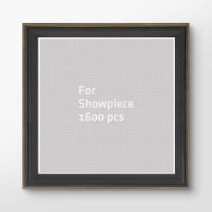 Showpiece Frame For 1600 Piece Puzzle: Chestnut Professional Jigsaw Puzzle Frame (1600pcs)