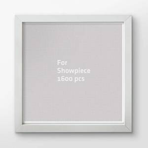 Showpiece Frame For 1600 Piece Puzzle: Cool Gray Plastic Jigsaw Puzzle Frame (1600pcs)