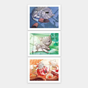 Showpiece 300 Piece Puzzles: Lovely MuMu - Three 300 Piece Jigsaw Puzzles