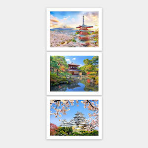 Journeys in Japan - Three 300 Piece Jigsaw Puzzles