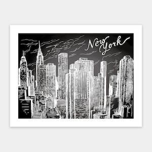 Showpiece 300 Piece Puzzles: Sketches - New York City - 300 Piece Jigsaw Puzzle