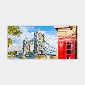 Showpiece Extra Small Puzzles: Classic London - 253 Piece XS Jigsaw Puzzle