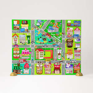 Cute Street Map - 80 Piece Junior Jigsaw Puzzle