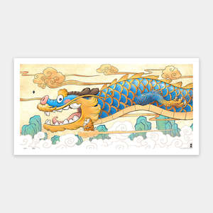 Showpiece 800 Piece Puzzles: Auspicious Dragon in the Sky - 800 Piece Jigsaw Puzzle