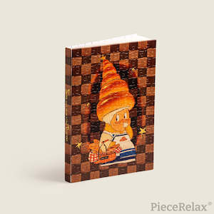 Relax Puzzles: Creamy Bread - A5 Book Cover