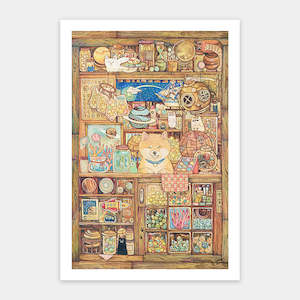 Shiba's Grocery Shop - 600 Piece Jigsaw Puzzle