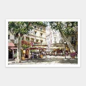 Showpiece 1000 Piece Puzzle: 1950 Cafe - 1000 Piece Jigsaw Puzzle