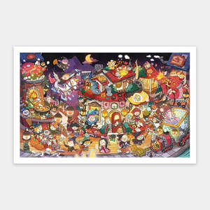 Showpiece 1000 Piece Puzzle: Underground Town of Magic - 1000 Piece Jigsaw Puzzle