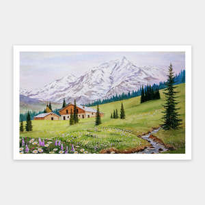 Mountainous Tranquility - 1000 Piece Jigsaw Puzzle