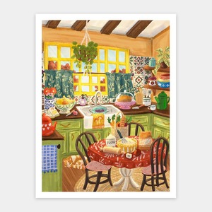 Showpiece 1200 Piece Puzzle: Green Kitchen Sunlight - 1200 Piece Jigsaw Puzzle