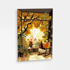 Showpiece Canvas Puzzles: Autumn Weekend - 696 Piece Jigsaw Puzzle