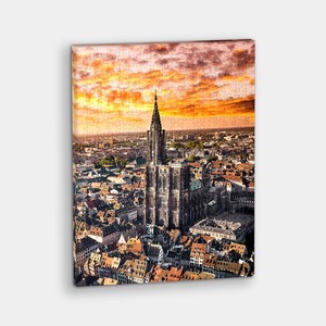 Aerial Photography - Strasbourg Cathedral, France - 366 Piece Jigsaw Puzzle