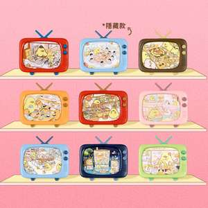 Showpiece Extra Small Puzzles: Dine Around Town - 8 x 80 Piece XS Jigsaw Puzzle